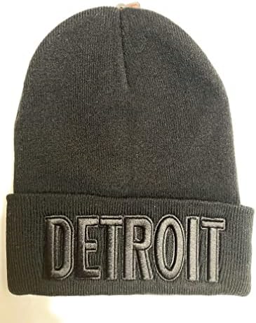 כובע גולגולת מישיגן/דטרויט | צבע כפה אזיק: שחור/כחול | גודל: OS |